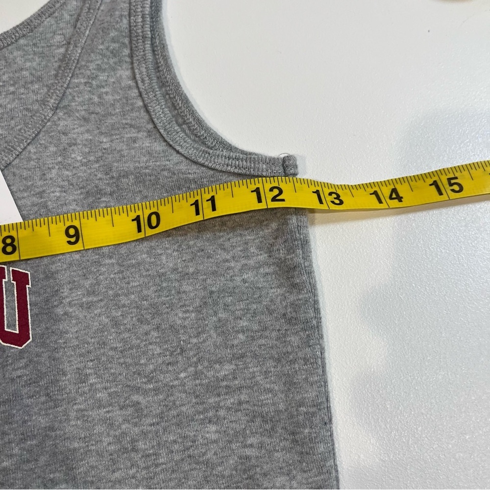 brandy melville gray and red malibu graphic tank top size small - Picture 7 of 8